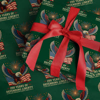 Patriotic Eagle US Army 250th Anniversary Wrapping Paper Roll 250 Years of Defending Liberty 1775 2025 - Wonder Print Shop