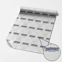 Patriotic ER Nurse Gift Wrapping Paper Roll America 250th Anniversary