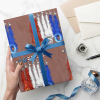 Patriotic Fighter Jets Wrapping Paper Roll USA 250 Years Of Freedom