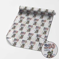 Patriotic Frog Raising The Torch Wrapping Paper Roll 250 Years Of Freedom