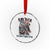 Patriotic Horror Mashup Crystal Glass Ornament America Killing It Since 1776 - Wonder Print Shop