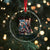 Patriotic Horror Mashup Crystal Glass Ornament America Killing It Since 1776 - Wonder Print Shop