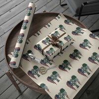 Patriotic Irish American Cross Wrapping Paper Roll St Patricks Day Religious Gift