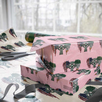 Patriotic Irish American Cross Wrapping Paper Roll St Patricks Day Religious Gift