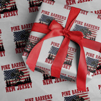 Patriotic Jersey Devil Wrapping Paper Roll Pine Barrens New Jersey Cryptid