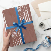Patriotic Mechanic Gift Wrapping Paper Roll American Flag Automotive Lover