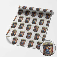 Patriotic Rosie Nurse Feminist Pride Wrapping Paper Roll 250 Years Of Nursing