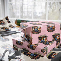 Patriotic Rosie Nurse Feminist Pride Wrapping Paper Roll 250 Years Of Nursing