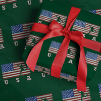Patriotic Soccer Wrapping Paper Roll USA American Flag Team - Wonder Print Shop