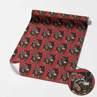 Patriotic USA Raccoon Drinking Beer Wrapping Paper Roll 4th of July Meme