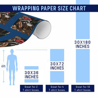 Patriotic USA Raccoon Drinking Beer Wrapping Paper Roll 4th of July Meme