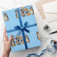 Patriotic Wiener Dog 250th Anniversary Wrapping Paper Roll Dachshund Lover Gift