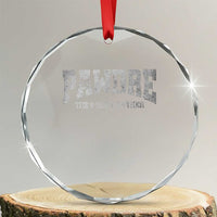 Pawdre The Dog Father Crystal Glass Ornament Dog Dad Christmas Fathers Day - Wonder Print Shop
