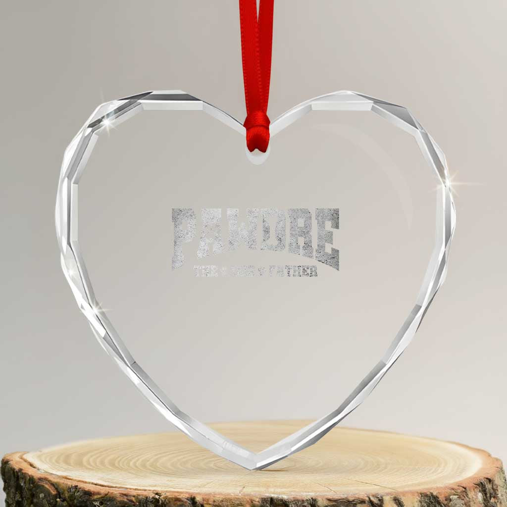 Pawdre The Dog Father Heart Crystal Glass Ornament Dog Dad Christmas Fathers Day - Wonder Print Shop