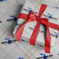 Peace for Grand Blanc Michigan Wrapping Paper Roll United Against Hate - Wonder Print Shop
