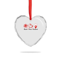 Peace Love Greenland Heart Crystal Glass Ornament Sunflower Flag Stand With Greenland