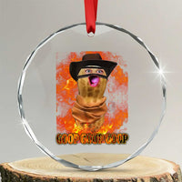 Peanut Goop Meme Crystal Glass Ornament Funny Bungulator - Wonder Print Shop