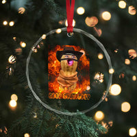 Peanut Goop Meme Crystal Glass Ornament Funny Bungulator - Wonder Print Shop
