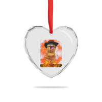 Peanut Goop Meme Heart Crystal Glass Ornament Funny Bungulator - Wonder Print Shop