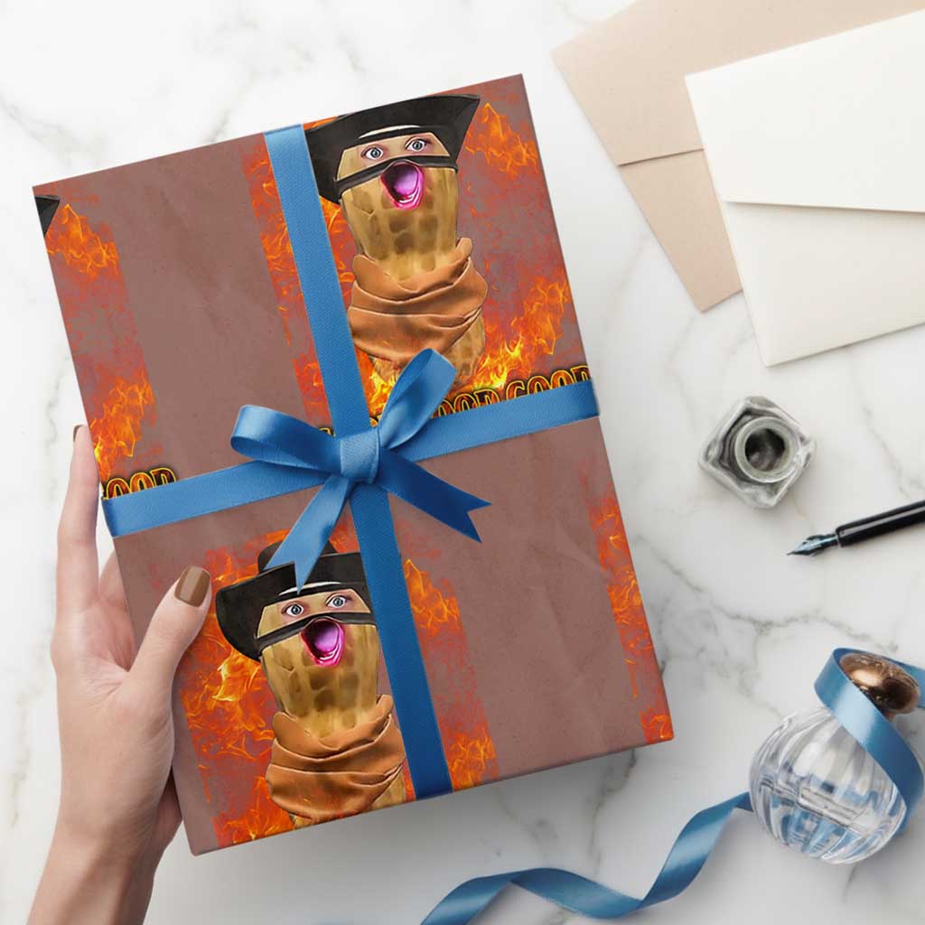 Peanut Goop Meme Wrapping Paper Roll Funny Bungulator - Wonder Print Shop
