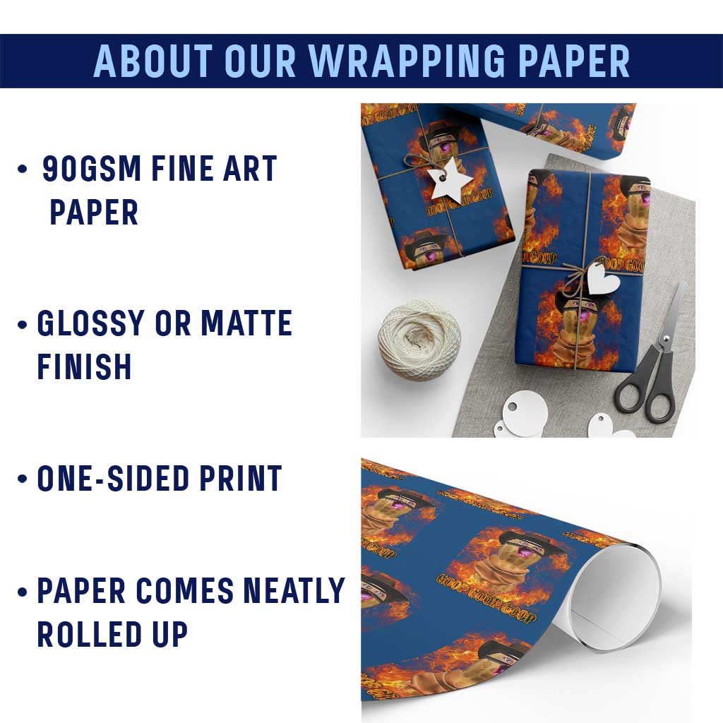 Peanut Goop Meme Wrapping Paper Roll Funny Bungulator - Wonder Print Shop