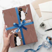 Penguin Flight Was Never An Option Wrapping Paper Roll Funny Dark Humor