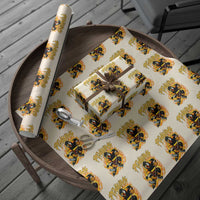 Penguin Playing Ice Hockey Wrapping Paper Roll Funny Sports Fan Gift - Wonder Print Shop