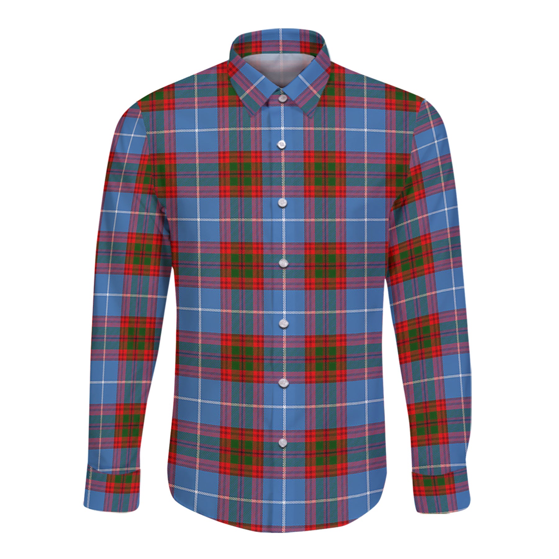 Pentland Tartan Long Sleeve Button Up Shirt K23
