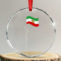 Persian Freedom Crystal Glass Ornament Free Iran Proud Persian Iranian