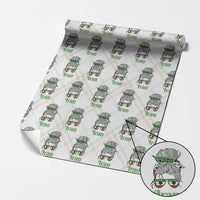 Persian Girl Power Soccer Fan Wrapping Paper Roll Team Iran Heritage Gift