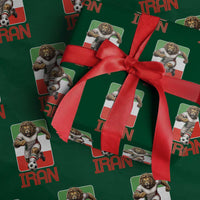 Persian Lions Soccer Fan Wrapping Paper Roll Proud Iranian Heritage Gift