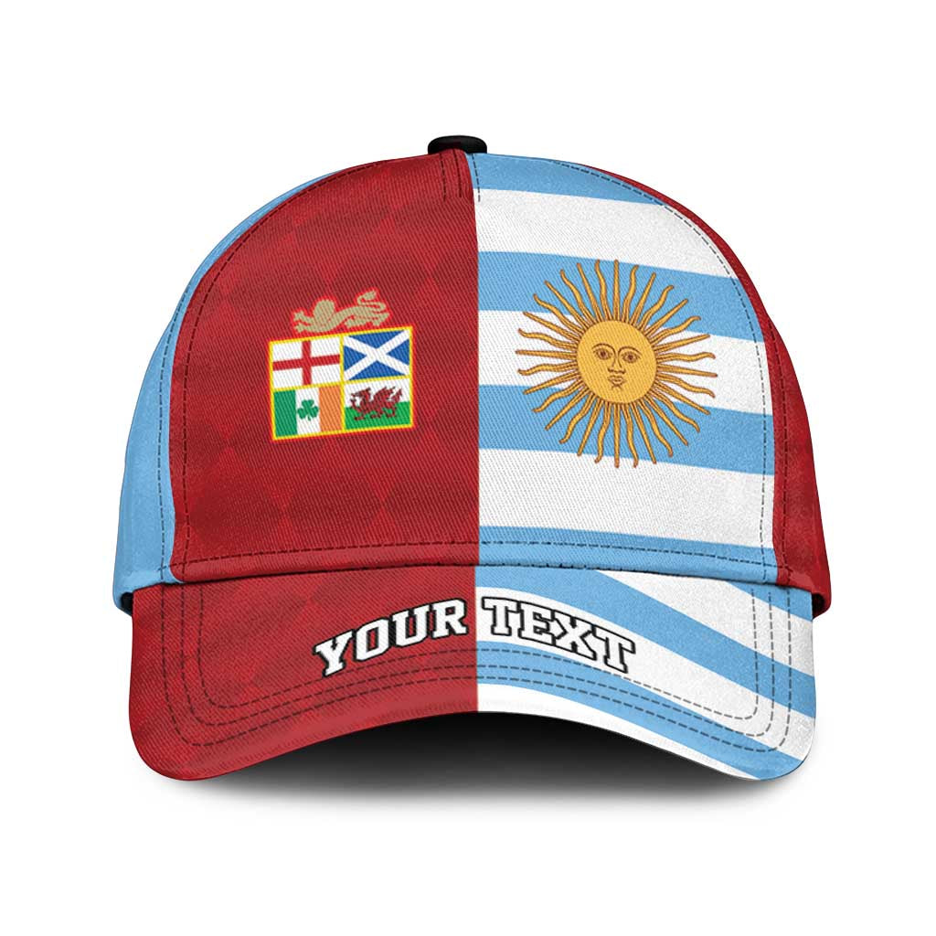 Personalised British Lions-Argentina Classic Cap Sporty Style LT09