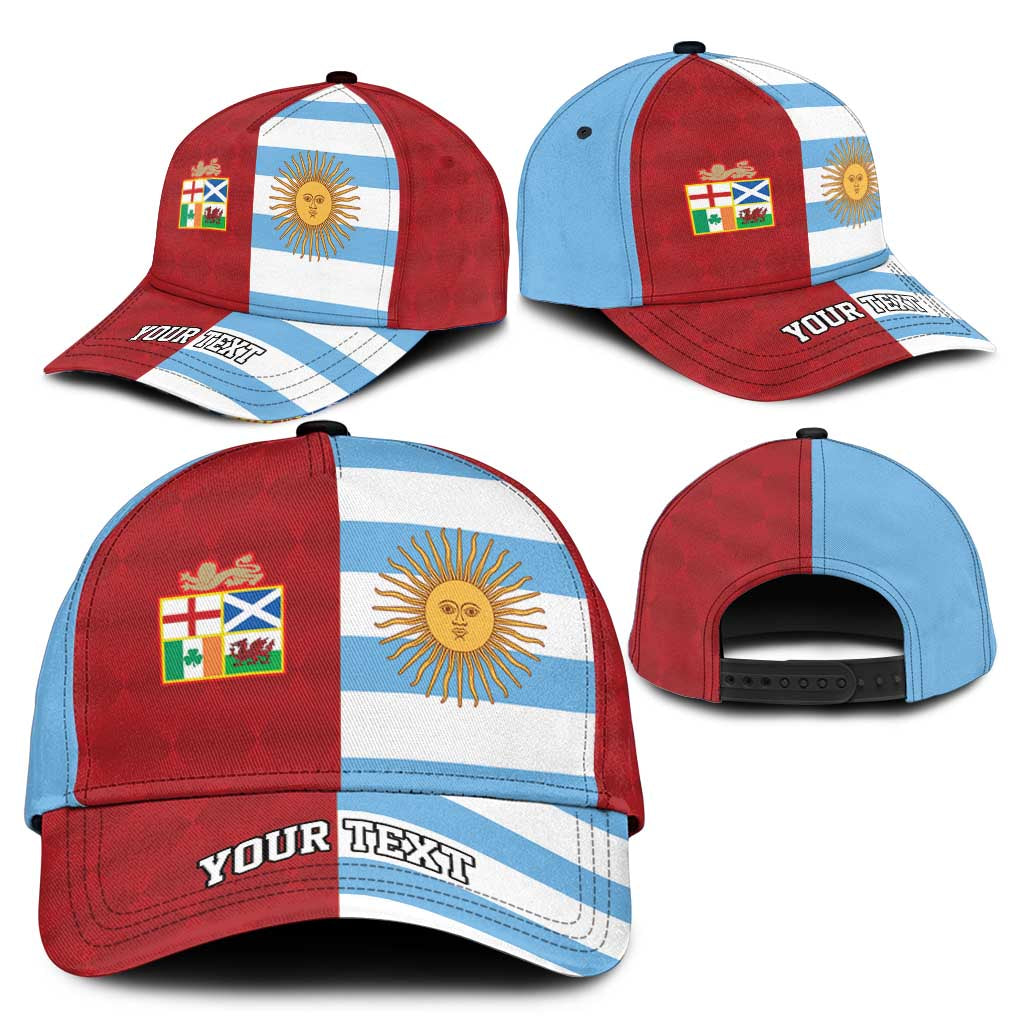 Personalised British Lions-Argentina Classic Cap Sporty Style LT9