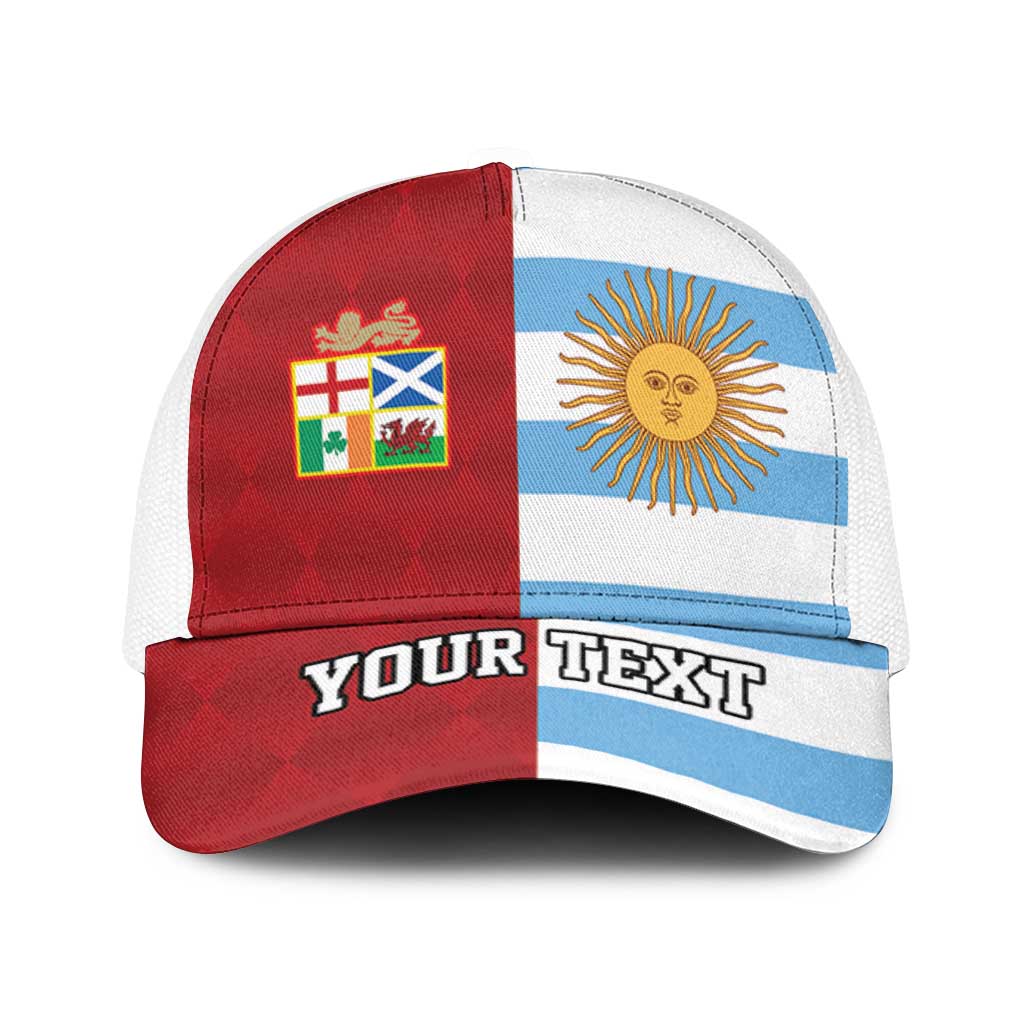 Personalised British Lions-Argentina Mesh Trucker Cap Sporty Style - Wonder Print Shop