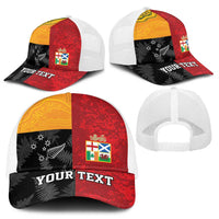 Personalised British Lions-AUNZ Baseball Net Cap Australia-New Zealand Indigenous Motif - Wonder Print Shop