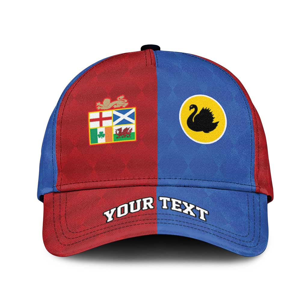 Personalised British Lions Australia Western Force Classic Cap Sporty Style LT9