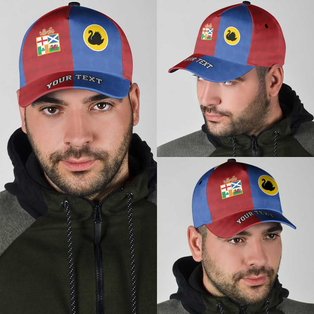 Personalised British Lions Australia Western Force Classic Cap Sporty Style LT9