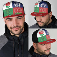 Personalised British Lions Mesh Trucker Cap Combination of England Irish Scottish Welsh - Wonder Print Shop