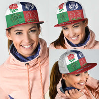 Personalised British Lions Mesh Trucker Cap Combination of England Irish Scottish Welsh - Wonder Print Shop