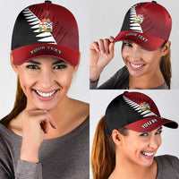 Personalised British Lions New Zealand Classic Cap Half Black Fern LT9