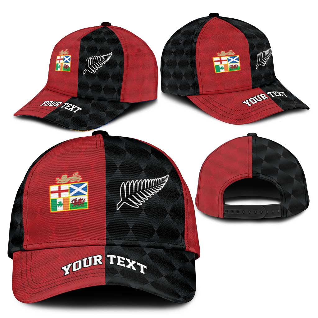 Personalised British Lions New Zealand Classic Cap Sporty Style LT9