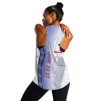 Personalized  Afro-Haiti Football Women Racerback Tank 2026 Grenadye Alaso White Version - Wonder Print Shop