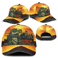 Personalized Alligator Alcatraz Classic Cap Gator Island Prison Retro Sunset - Wonder Print Shop