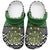 Anglesey Wales Christmas Clogs Shoes Green Man Celtic Knot - Wonder Print Shop