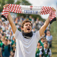 Personalized Croatia Football Soccer Scarf Vatreni Glory 2026