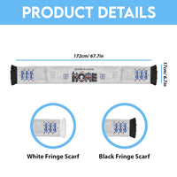 Personalized England National Football Soccer Scarf Football is Coming Home Typography Sporty Style