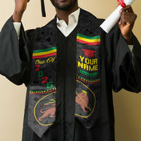 Personalized Ethiopia 1897-1974 Graduation Stole With Coat Of Arms