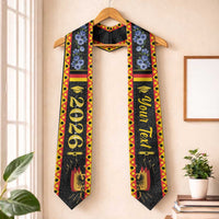 Personalized Germany Graduation Stole Coat of Arms with Cornflower