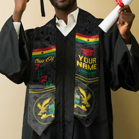 Personalized Ghana Graduation Stole With Coat Of Arms