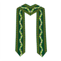 Personalized Ireland Graduation Stole Irish Celtic Knot Shamrock Design